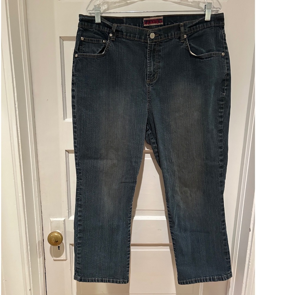 Z. Cavaricci Y2K Blue Cotton Blend Woman's Jeans Size 18